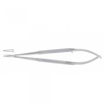 Micro Needle Holder Straight Stainless Steel, 18.5 cm - 7 1/4"